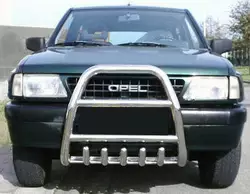 Кенгурятник QT007 (нерж.) для Opel Frontera 1991-1998