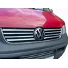 Накладки на решітку (8 смужок, нерж) OmsaLine - Італійська нержавійка для Volkswagen T5 Transporter 2003-2010 рр