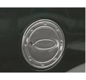 Накладка на лючок бензобака (нерж.) OmsaLine - Італійська нержавійка для Ford Connect 2010-2013 рр
