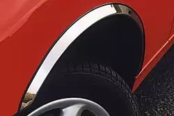 Накладки на арки (4 шт, нерж) для Renault Megane II 2004-2009 рр