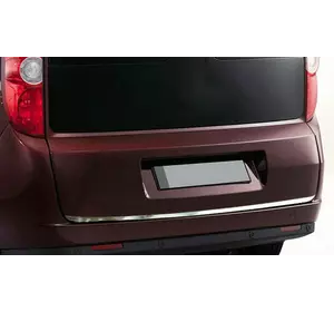 Накладка кромки кришки багажника (нерж.) OmsaLine - Італійська нержавійка для Opel Combo 2012-2018 рр