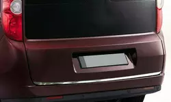 Накладка кромки кришки багажника (нерж.) OmsaLine - Італійська нержавійка для Opel Combo 2012-2018 рр
