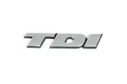 Задня напис Tdi Під оригінал, Всі букви Хром для Volkswagen T4 Transporter