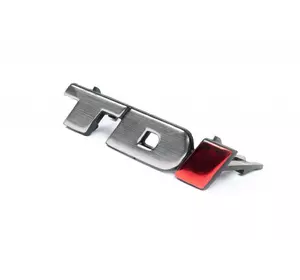 Напис в решітку Tdi Під оригінал, І - червона для Volkswagen T4 Caravelle/Multivan