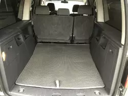 Килимок багажника V2 MAXI (EVA, поліуретановий, чорний) для Volkswagen Caddy 2010-2015рр