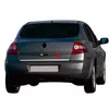 Кромка багажника (нерж.) HB, OmsaLine - Італійська нержавійка для Renault Megane II 2004-2009 рр