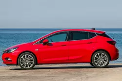 Окантовка вікон (нерж) Верхня для Opel Astra K 2016-2021рр