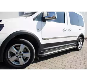 Комплект молдингів і розширювачів арок 2 двері, коротка база для Volkswagen Caddy 2010-2015рр