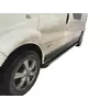 Бокові пороги Maya (2 шт., алюміній) Коротка база для Opel Vivaro 2001-2015 рр