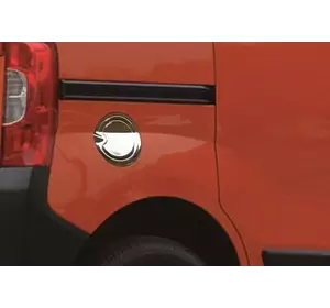 Накладка на лючок бензобака (нерж.) для Peugeot Bipper 2008-2024 рр