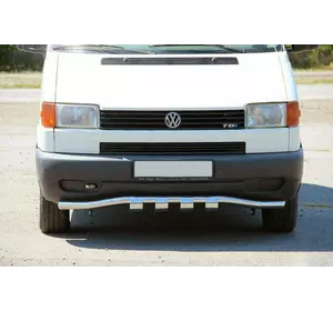 Нижня губа з грилем ST010 (нерж) 60мм для Volkswagen T4 Transporter