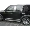 Молдинг дверних стійок (6 шт, нерж.) для Land Rover Discovery III