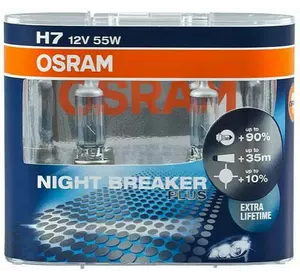 Лампа головного світла Osram H7 55W Night Breaker Plus 64210NBP для Універсальні товари