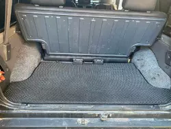 Килимок багажника Короткий (EVA, чорний) для Nissan Patrol Y60 1988-1997 рр