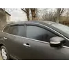 Вітровики з хром молдингом (4 шт, HIC) для Mazda CX-9 2007-2016рр
