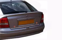 Кромка багажника (нерж) OmsaLine - Італійська нержавійка для Opel Astra G classic 1998-2012рр