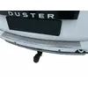 Накладка на задній бампер Carmos V1 з загином (нерж.) для Renault Duster 2008-2017 рр