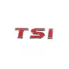 Напис TSI (косою шрифт) Всі червоні для Volkswagen Golf 7