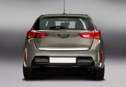 Кромка багажника (нерж) OmsaLine - Італійська нержавійка для Toyota Auris 2012-2018 рр