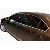 Повна окантовка вікон (12 шт., нерж.) OmsaLine - Італійська нержавійка для Volkswagen Jetta 2011-2018 рр