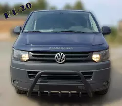 Кенгурятник WT003 Black (нерж) для Volkswagen T5 2010-2015 рр
