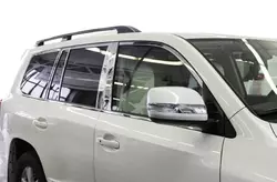 Повна окантовка вікон і на стійки (нерж) для Lexus LX570/450d