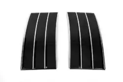 Вентиляційні накладки (2 шт) Чорний колір для Range Rover IV L405 2013-2021 рр
