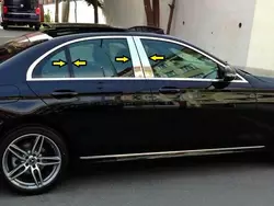 Накладки на дверні стійки (6 шт, нерж) для Mercedes A-сlass W177 2018-2024 рр