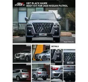 Комплект обвісів (Black Hawk Edition) для авто 2021-2024 рр. для Nissan Patrol Y62 рр