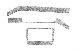 Накладки на панель (Meric, смужки) Титан для Mercedes Vito W639 2004-2015рр
