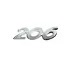Напис 206 (90мм на 25мм) для Peugeot 206
