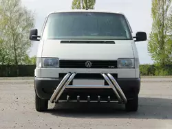 Кенгурятник WT01 (нерж) для Volkswagen T4 Transporter
