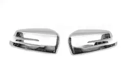 Накладки на дзеркала (2 шт, нерж.) для Mercedes CLS C218 2011-2018рр