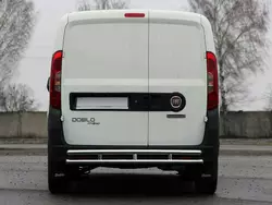 Задня дуга AK002/1-Подвійний (нерж.) для Opel Combo 2012-2018 рр
