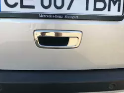 Накладка на ручку двері багажника (нерж.) Carmos - Турецька сталь для Renault Kangoo 2008-2020 рр