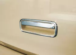 Накладка на ручку багажника (нерж) Carmos - Турецька сталь для Volkswagen T5 2010-2015 рр