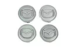Ковпачки диски сірі maz5955tur-sir (59мм на 55мм, 4 шт) для Тюнінг Mazda