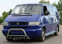 Кенгурятник WT003 60мм (нерж) 51мм, без напису для Volkswagen T4 Caravelle/Multivan