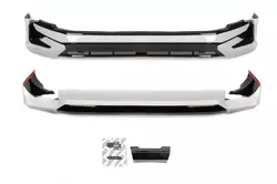 Накладки на передній і задній бампер 2023-Designs (2017-) Білий колір для Toyota Land Cruiser Prado 150