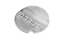 Накладка на лючок бензобака Carmos (нерж.) для Fiat Doblo II 2010-2022 рр