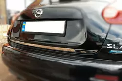 Кромка багажника (нерж.) Carmos - Турецька сталь для Nissan Juke 2010-2019 рр