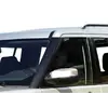 Накладки на дзеркала (2 шт, нерж.) Carmos - Турецька сталь для Land Rover Discovery II