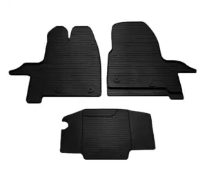 Гумові килимки (3 шт, Stingray Premium) для Ford Custom 2013-2022 рр