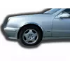 Накладки на арки (4 шт, нерж) для Mercedes CLK W208 1997-2002 рр