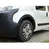 Накладки на арки (4 шт, чорні) 1 двері, ABS пластик для Peugeot Bipper 2008-2024 рр