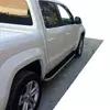 Бокові пороги Tayga Grey (2 шт., алюміній) для Volkswagen Amarok 2010-2022 рр