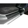 Накладки на дверні пороги ABS (2 шт, DDU) Глянець для Opel Vivaro 2001-2015 рр