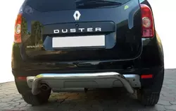 Задня дуга скоба (нерж.) для Renault Duster 2008-2017 рр