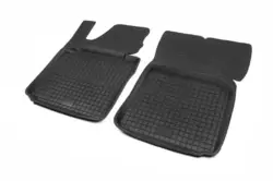 Гумові килимки з бортом (2 шт, Polytep) для Volkswagen Caddy 2015-2020 рр