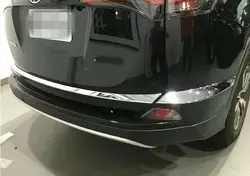 Накладки на задній бампер та кришку багажника Libao 2016-2018 (3 шт, нерж) для Toyota Rav 4 рр